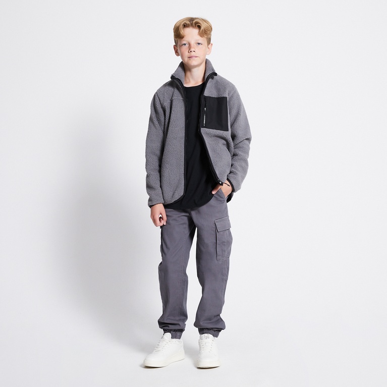 Pile jacket "Edor Star" Grey